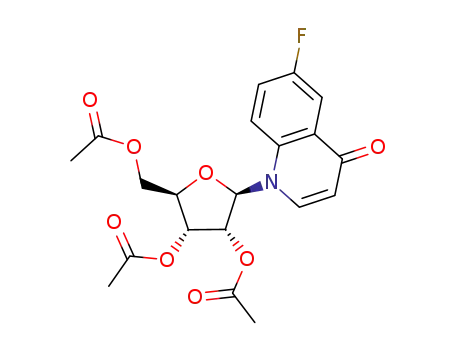 6-fluoro-1-(2,3,5-tri-O-acetyl-β-D-ribofuranosyl)quinolin-4(1H)-one