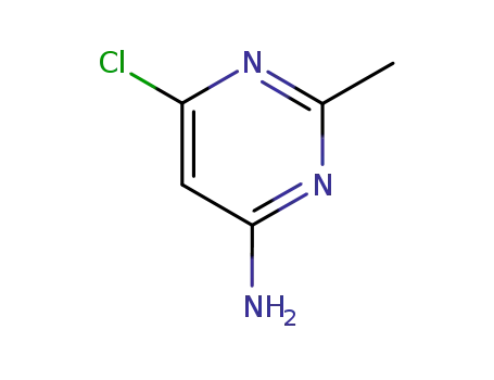 Molecular Structure of 1749-68-4 (4-Amino-6-chloro-2-methylpyrimidine)