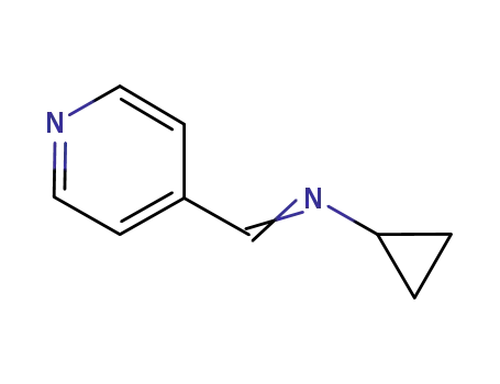 시클로프로판아민, N-(4-피리디닐메틸렌)-(9CI)