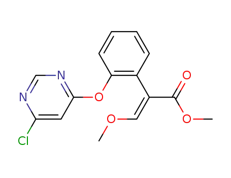 (E)-methyl 2-[2-(6-chloropyrimidin-4-yloxy)phenyl]-3-methoxy-propenoate