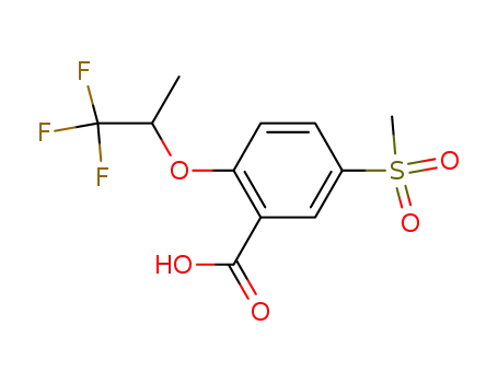 rac-5-methanesulfonyl-2-(2,2,2-trifluoro-1-methylethoxy)benzoic acid