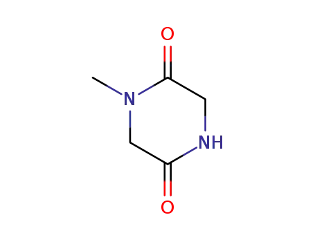 Molecular Structure of 5625-52-5 (1 - Methylpiperazine - 2,5 - dione)