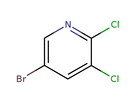 Molecular Structure of 97966-00-2 (5-Bromo-2,3-dichloropyridine)