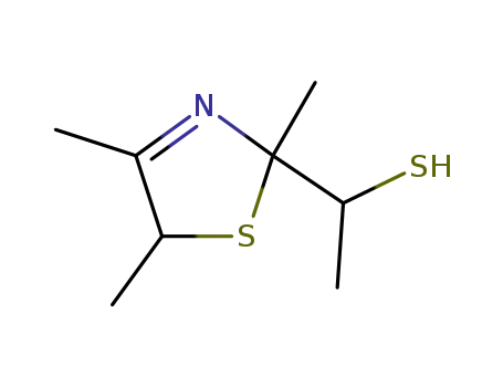 2-(1-mercaptoethyl)-2,4,5-trimethyl-3-thiazoline