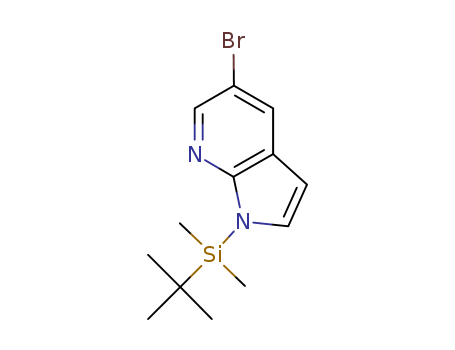 1H-Pyrrolo[2,3-b]pyridine, 5-bromo-1-[(1,1-dimethylethyl)dimethylsilyl]-