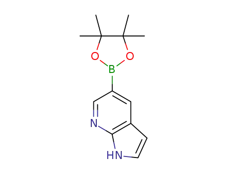 Molecular Structure of 754214-56-7 (1H-Pyrrolo[2,3-b]pyridine,5-(4,4,5,5-tetramethyl-1,3,2-dioxaborolan-2-yl)-)