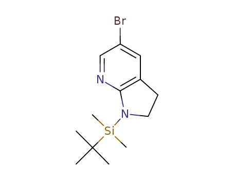 5-bromo-1-(tert-butyl-dimethyl-silanyl)-2,3-dihydro-1H-pyrrolo[2,3-b]pyridine