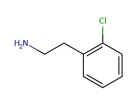 Molecular Structure of 13078-80-3 (2-Chlorophenethylamine)