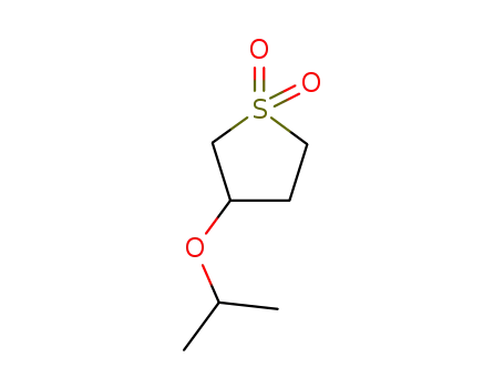 Molecular Structure of 17200-23-6 (1,1-dioxidotetrahydrothiophen-3-yl propan-2-yl ether)