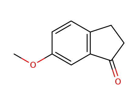 Molecular Structure of 13623-25-1 (6-Methoxy-1H-indanone)