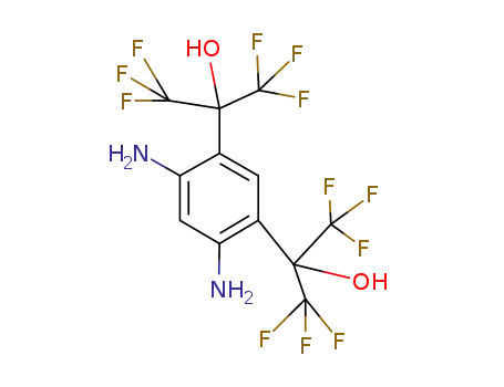 1,3-bis-(1,1,1,3,3,3-hexafluoro-2-hydroxy-2-propyl)-4,6-phenylenediamine