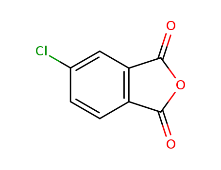 Molecular Structure of 118-45-6 (4-Chlorophthalic anhydride)