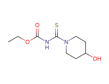 (4-hydroxypiperidine-1-carbothioyl)carbamic acid ethyl ester