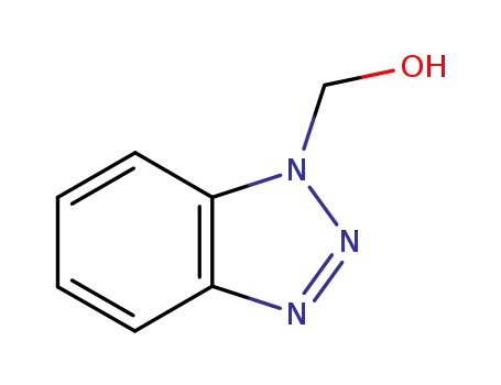 Molecular Structure of 28539-02-8 (1H-Benzotriazole-1-methanol)