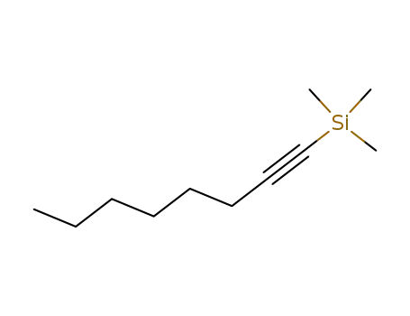 Molecular Structure of 15719-55-8 (Silane, trimethyl-1-octynyl-)