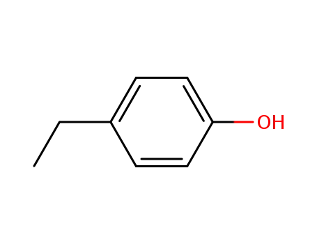 Molecular Structure of 123-07-9 (4-Ethylphenol)