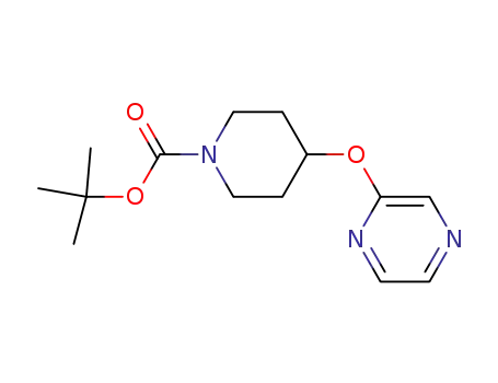 1-Piperidinecarboxylic acid, 4-(pyrazinyloxy)-, 1,1-dimethylethyl ester