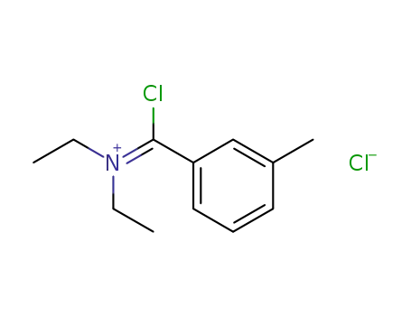 N,N-diethyl-αlpha;-chloro-meta-toluylamidinum chloride