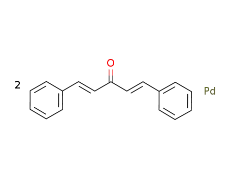 (1E,4E)-1,5-diphenylpenta-1,4-dien-3-one palladium(II) complex