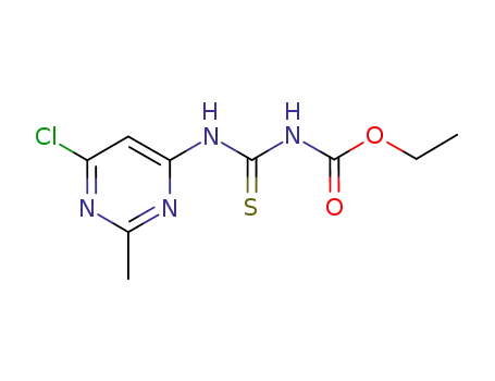 6-chloro-2-methylpyrimidin-4-ylcarbamothioylcarbamate