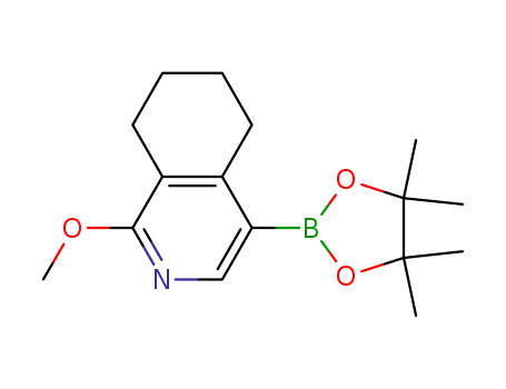 1-methoxy-4-(4,4,5,5-tetramethyl-[1,3,2]dioxaborolan-2-yl)-5,6,7,8-tetrahydro-isoquinoline