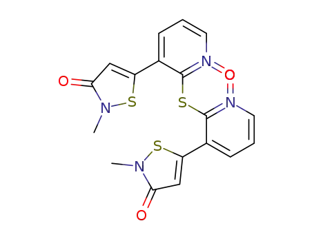 [2-methyl-3-isothiazolon-5-yl]-(1-oxypyridin-2-yl)sulfide