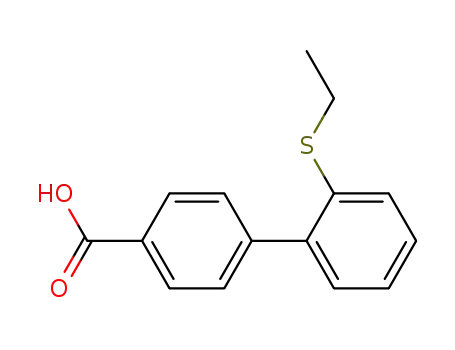 4-[(2-ethylthio)phenyl]benzoic acid