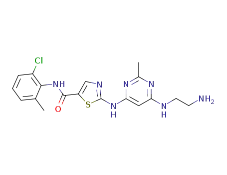 2-({6-[(2-aminoethyl)amino]-2-methylpyrimidin-4-yl}amino)-N-(2-chloro-6-methylphenyl)thiazole-5-carboxamide