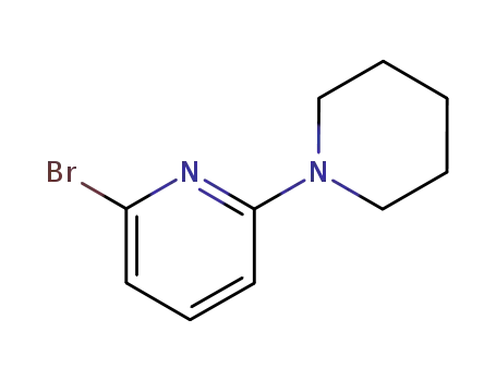 Molecular Structure of 24255-97-8 (2-BROMO-6-PIPERIDINOPYRIDINE)