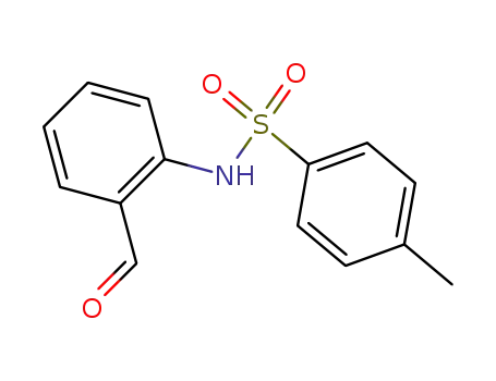 Molecular Structure of 6590-65-4 (N-(2-FORMYLPHENYL)-4-METHYL-BENZENESULF&)