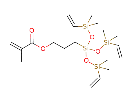Molecular Structure of 17096-10-5 (3-METHACRYLOXYPROPYLTRIS(VINYLDIMETHYLSILOXY)SILANE)