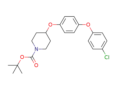 tert-butyl 4-[4-(4-chloro-phenoxy)-phenoxy]-piperidine-1-carboxylate