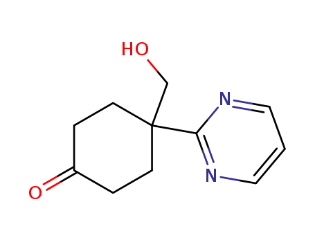 4-(hydroxymethyl)-4-(pyrimidin-2-yl)cyclohexanone