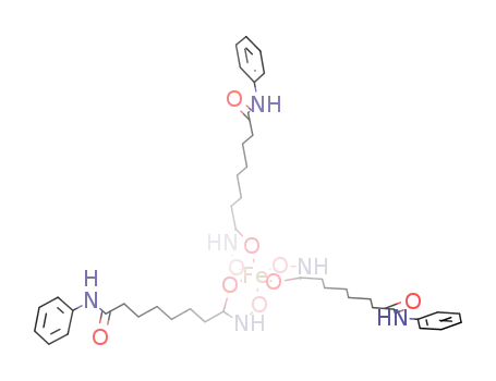 suberoylanilide hydroxamic acid iron complex