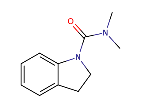 Molecular Structure of 61589-18-2 (1H-Indole-1-carboxamide, 2,3-dihydro-N,N-dimethyl-)