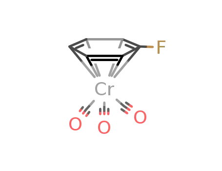 Molecular Structure of 12082-05-2 (Chromium, tricarbonyl(h6-fluorobenzene)-)