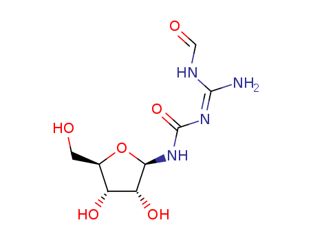 N-(N-(((2R,3R,4S,5R)-3,4-dihydroxy-5-(hydroxymethyl)tetrahydrofuran-2-yl)carbamoyl)carbamimidoyl)formamide