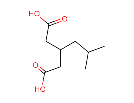 Molecular Structure of 75143-89-4 (3-isobutylglutaric acid)