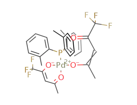 1,1,1-trifluoro-2,4-pentanedionato(1,1,1-trifluoro-2,4-pentanedionato-O)(trio-tolylphosphine)palladium(II)