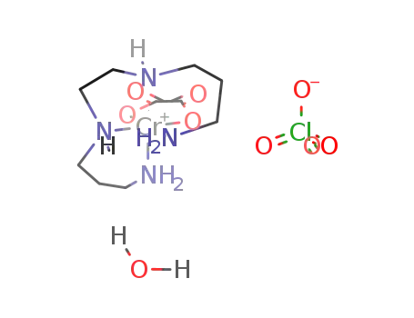 oxalato(1,5,8,12-tetraazadodecane)chromium(III) perchlorate monohydrate