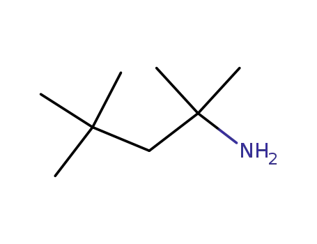 Molecular Structure of 107-45-9 (tert-Octylamine)