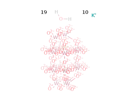 decapotassium α2-[P2W17O61](10-) nonadecahydrate complex