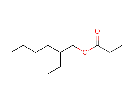 Molecular Structure of 6293-37-4 (2-ETHYL HEXYL PROPIONATE)