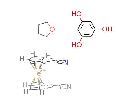 1,1'-bis(ethenyl-4-pyridyl)ferrocene phlorglucinol tetrahydrofuran