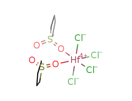 [HfCl4(tetrahydrothiophene-1,1-dioxide)2]