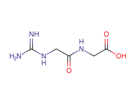 Molecular Structure of 2446-72-2 (N-(diaminomethylidene)glycylglycine)