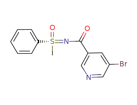(S)-5-bromo-N-[methyl(oxo)phenyl-λ6-sulfanylidene]nicotinamide
