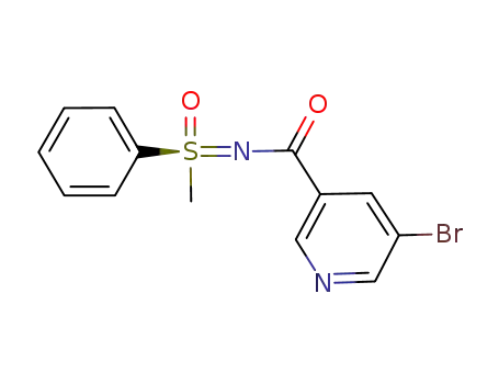 (R)-5-bromo-N-[methyl(oxo)phenyl-λ6-sulfanylidene]nicotinamide