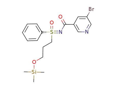 (S)-5-bromo-N-[(3-{[tert-butyl(dimethyl)silyl]oxy}propyl)(oxido)phenyl-λ4-sulfanylidene]nicotinamide