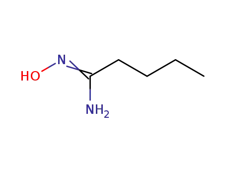 Molecular Structure of 67015-06-9 (N-HYDROXY-PENTANAMIDINE)